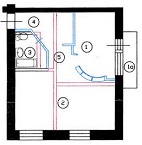 Перепланировка квартиры №1