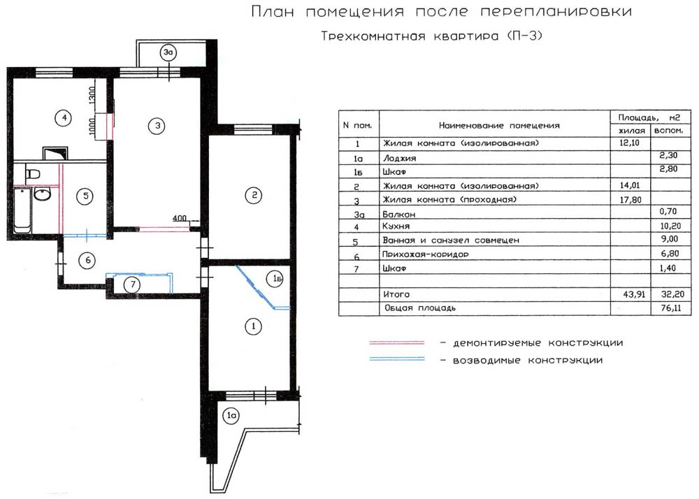 Серия п3 трехкомнатная 3 балкона типовая планировка..